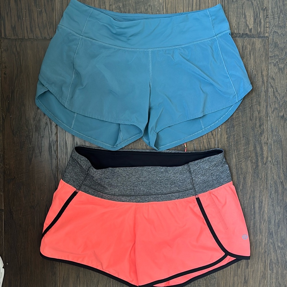 Lululemon speed shorts 4"